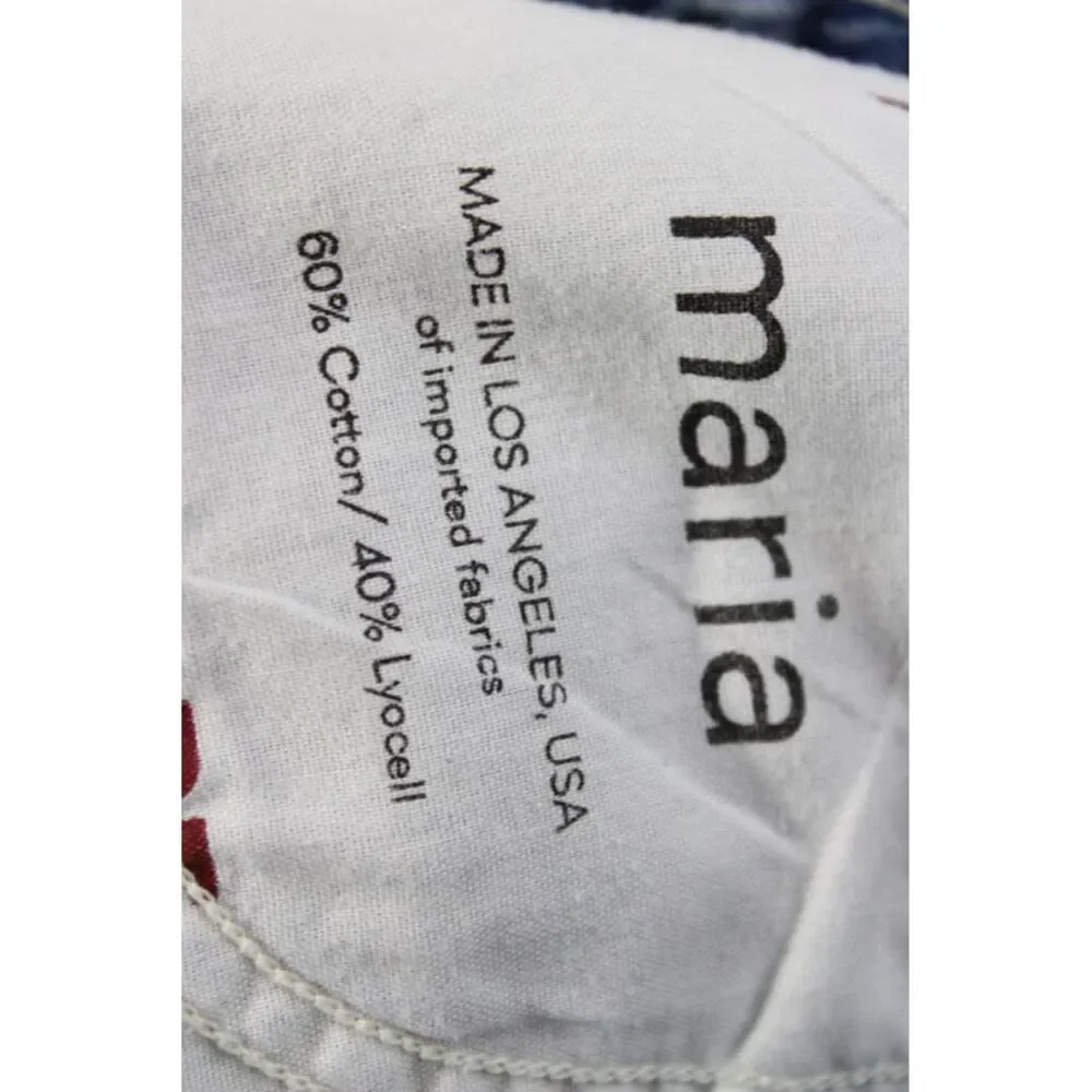Amo Womens Cropped Blue Jeans Size 28